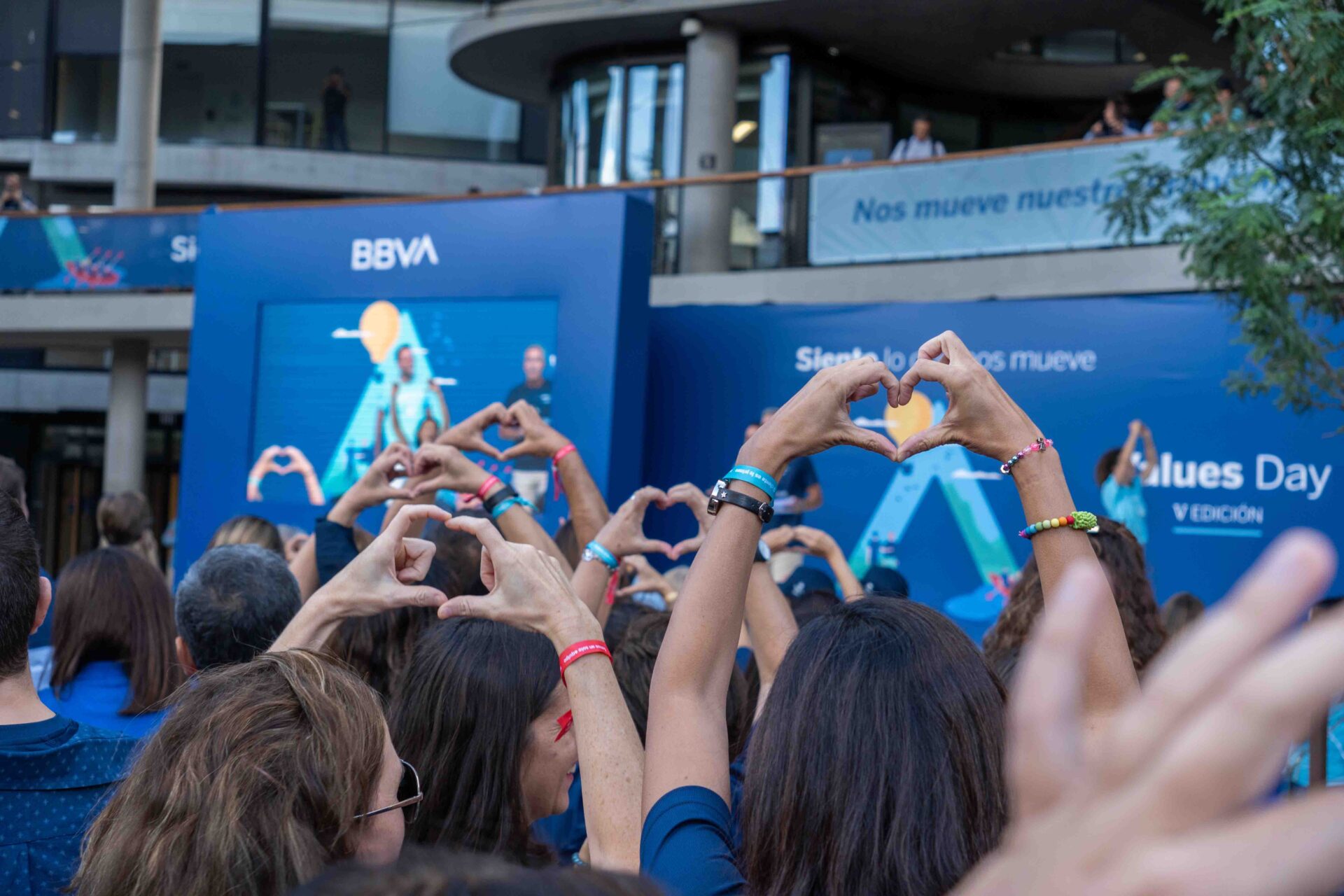La plantilla de BBVA vive la V edición de su Values Day