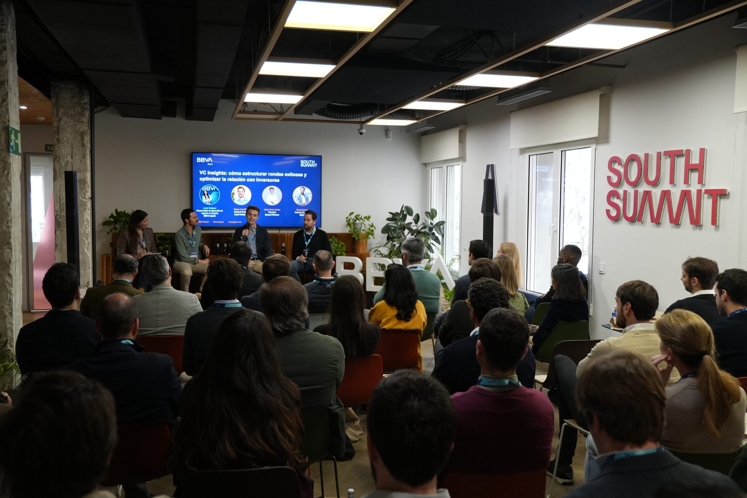 Un nuevo desayuno para CFOs organizado por BBVA Spark en la sede de South Summit en Madrid.
